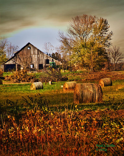 Farm Autumn Scene Desktop Wallpaper Pictures