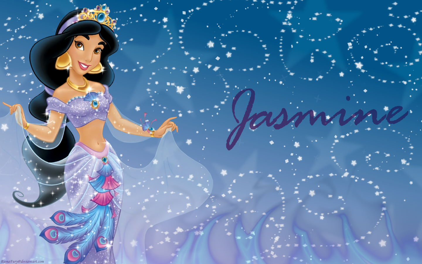 Aladdin and Jasmine Wallpaper - WallpaperSafari
