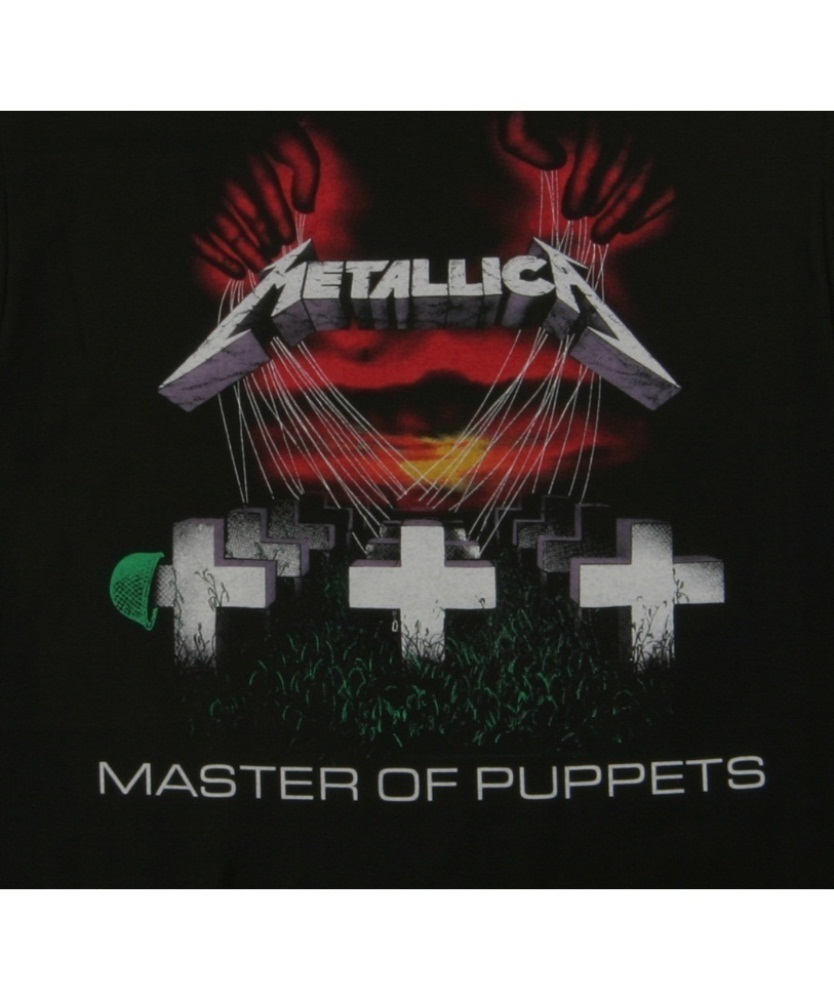 Metallica Master Of Puppets T Shirt Logo