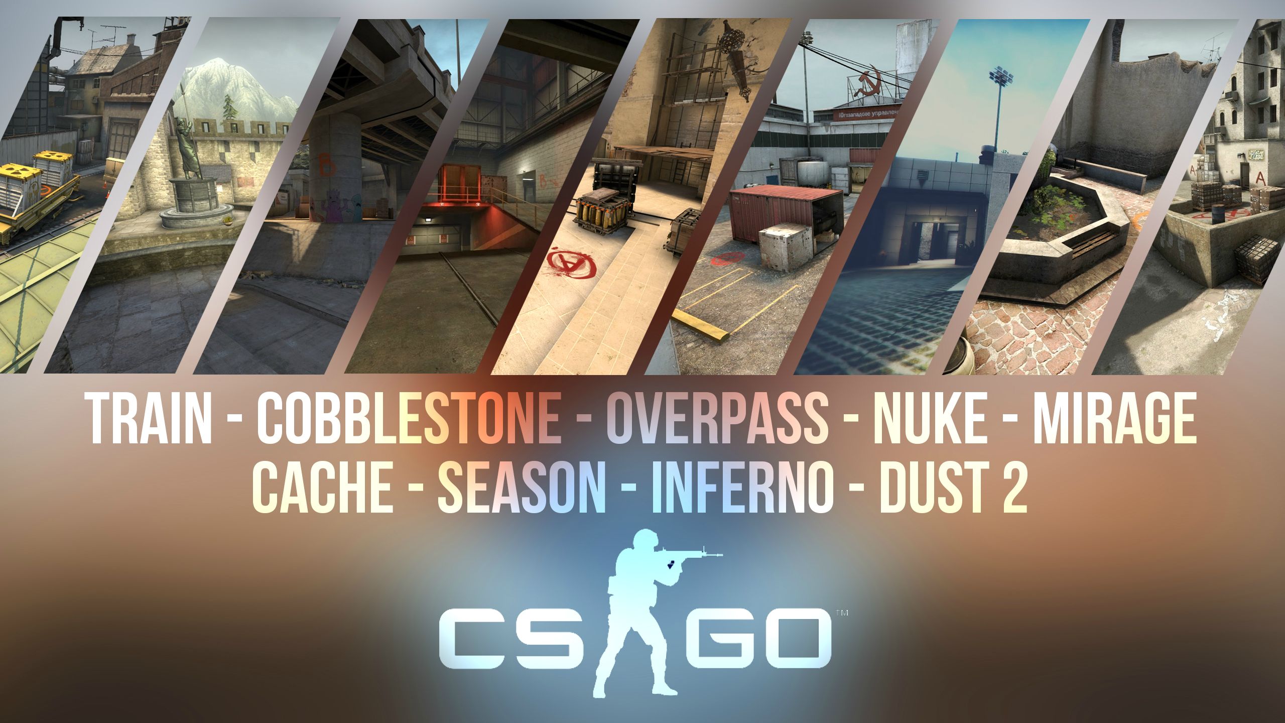 Remember That Wallpaper With The Main Cs Go Maps Well I Updated