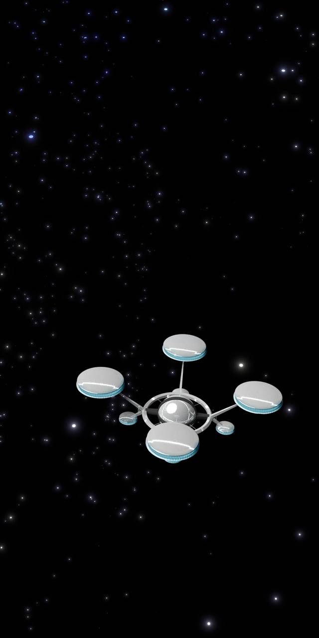 Retro Space Wallpaper