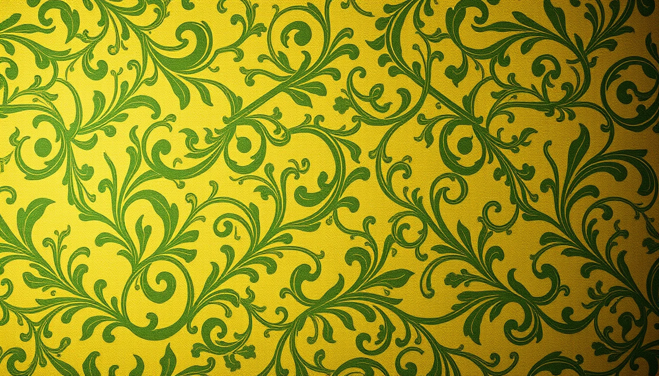 Green And Yellow Wallpaper