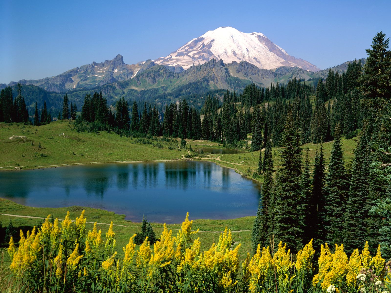 Landscapes Alpine Scenic Washington High Quality Background