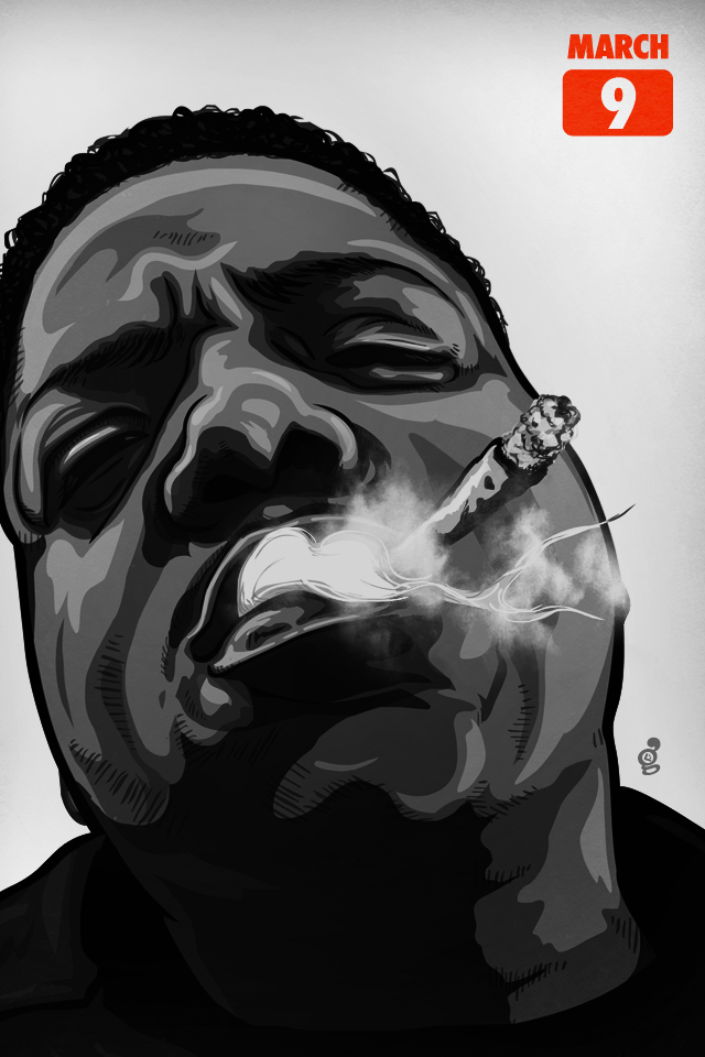 Biggie Smalls Wallpaper Iphone March 9th Ipod