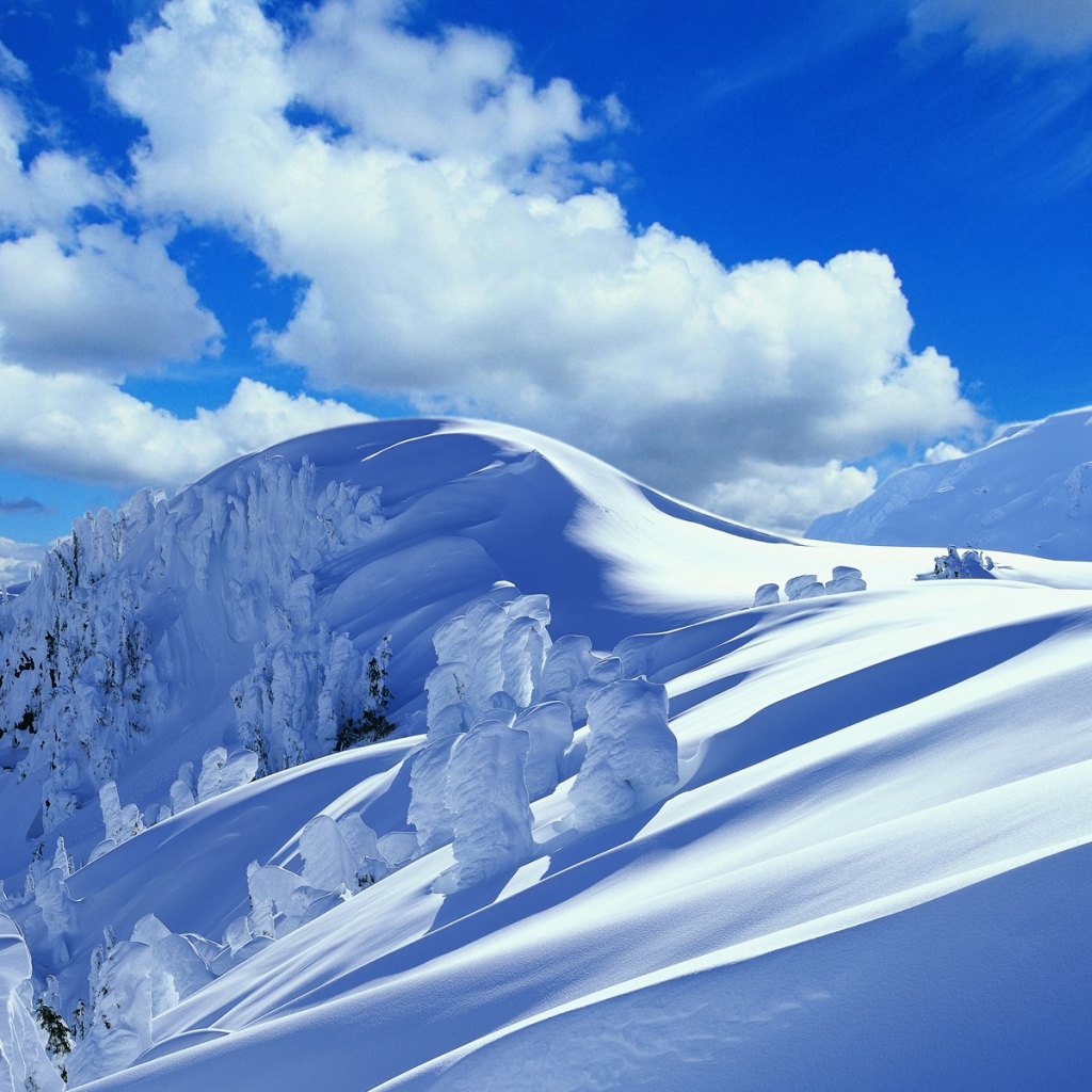 Snowy Mountains Wallpaper Background Landscape