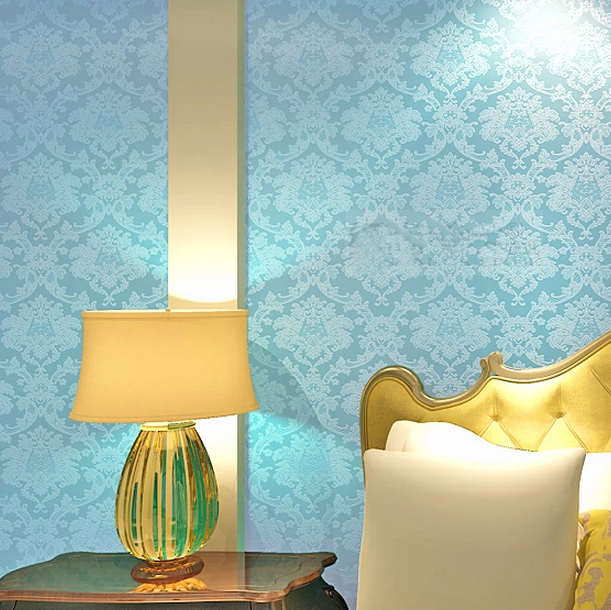 2014 New Design Damask Wallpaper Mural Waterproof for Livingroom