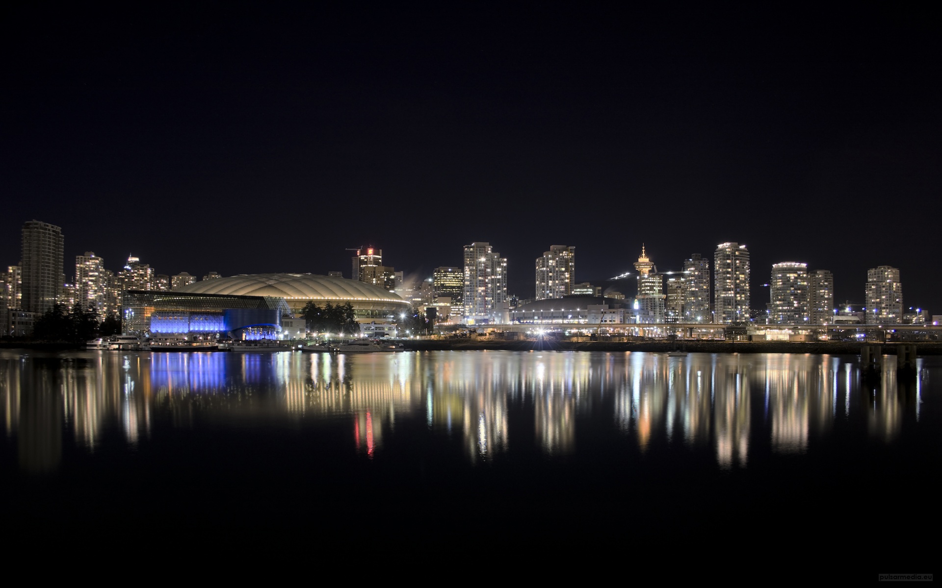 Vancouver Cityscape HDr Wallpaper Wallpaperuggest