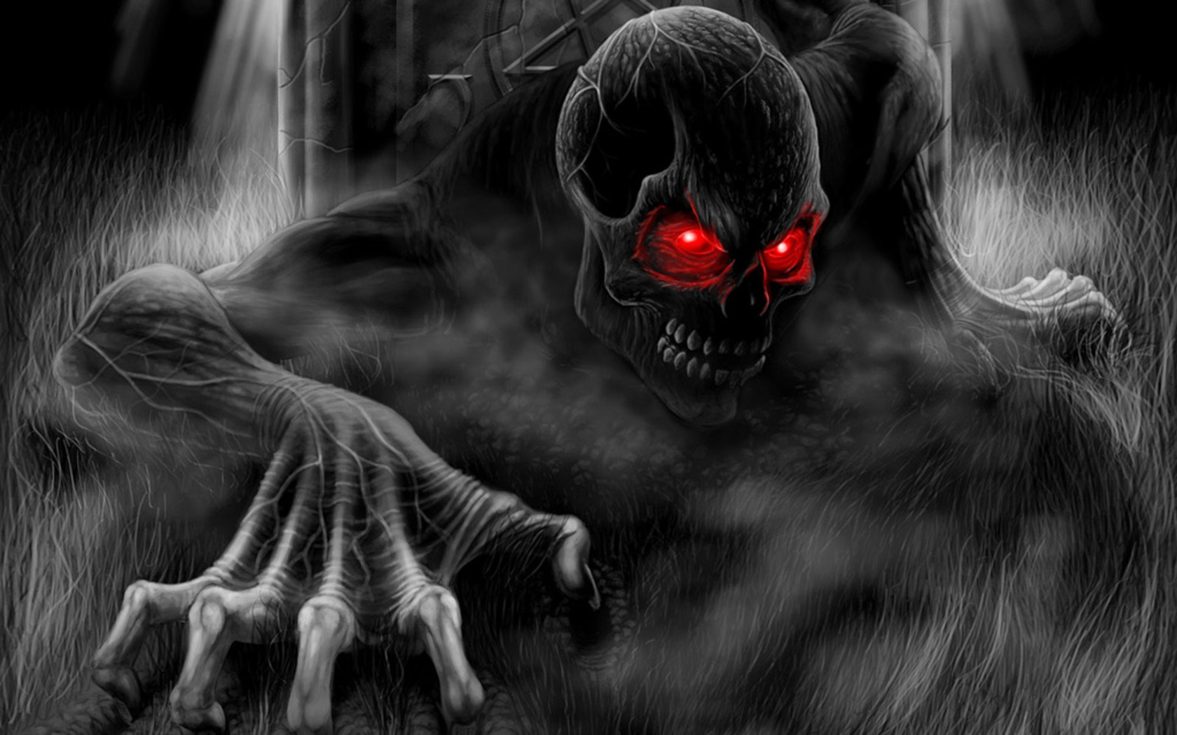 Dark Skull Wallpaper