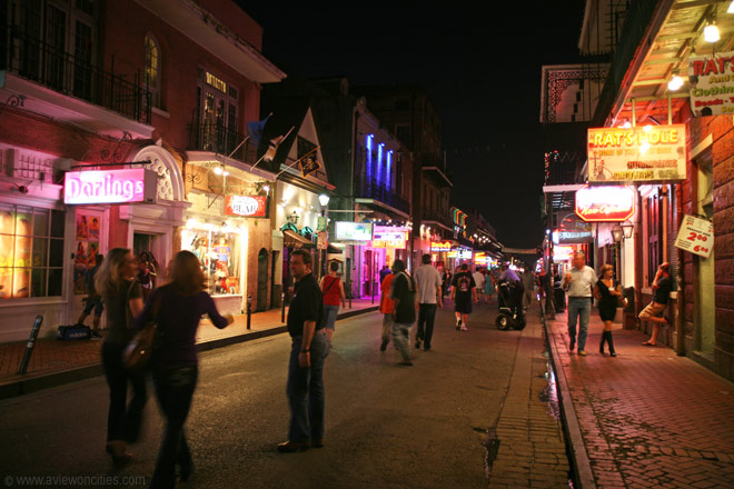 Bourbon Street At Night Neworleans Pictures Wallpaper
