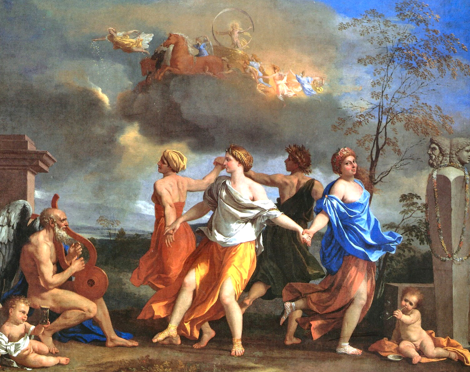 Poussin Nicolas French Baroque Classical Art Dance To The
