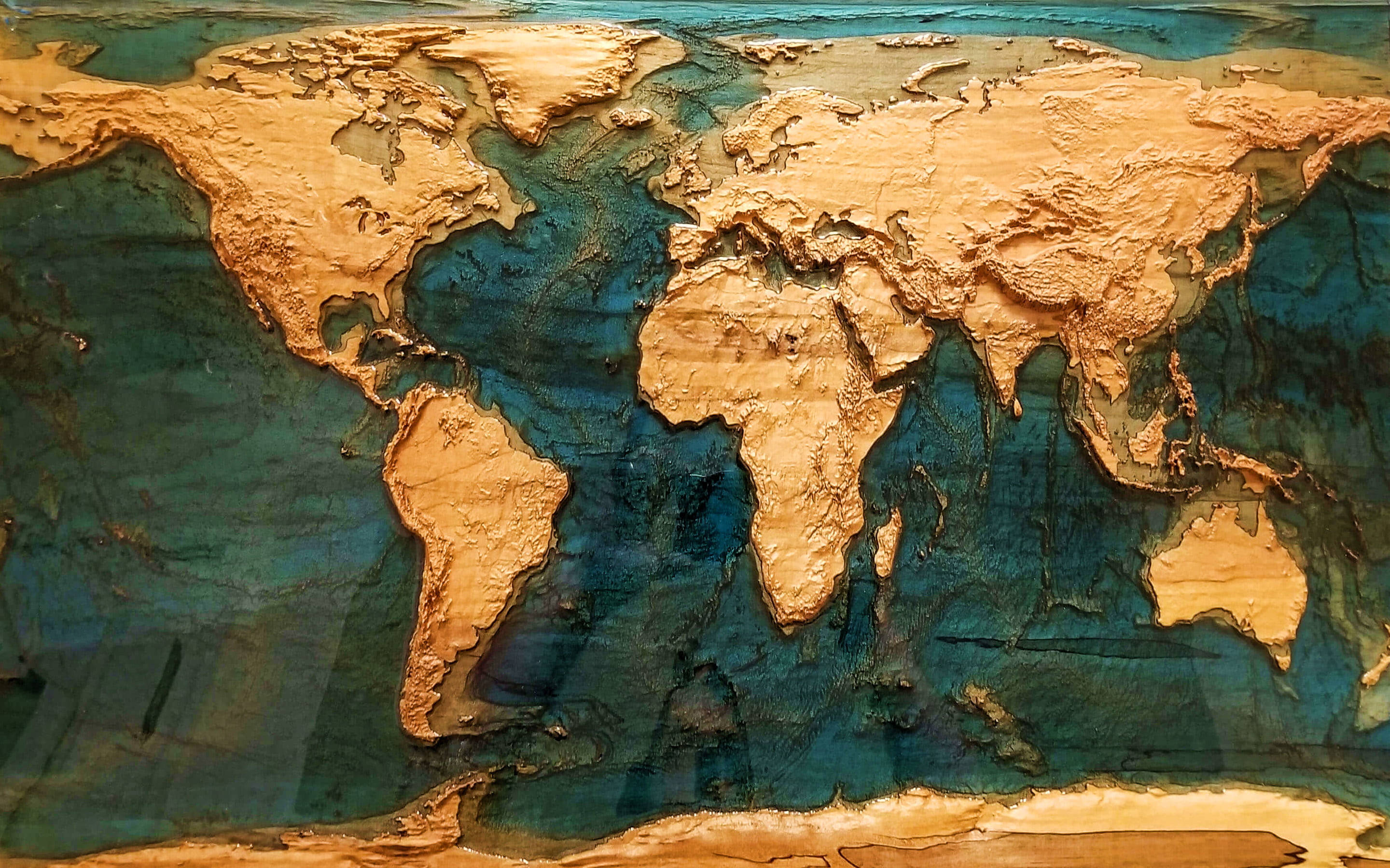 3d World Globe Wallpaper