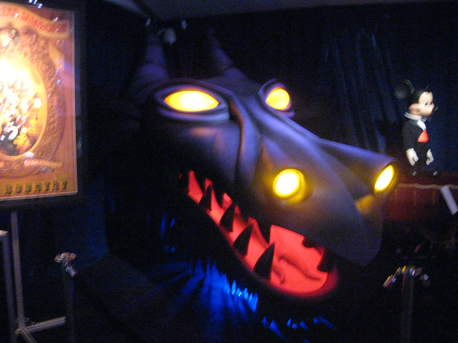 The Original Maleficent Dragon Head From Fantasmic