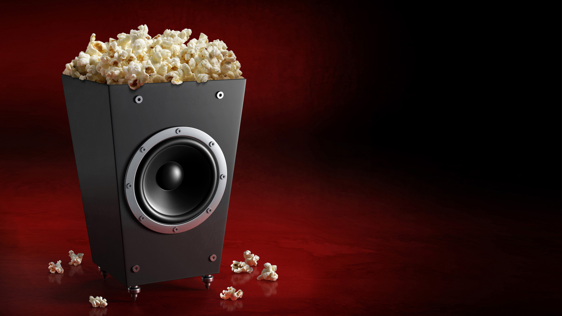Movies Generic Sound Popcorn Home Theater Backdrops Wallpaper