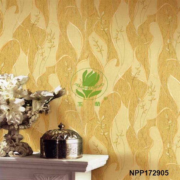 Renaissance Feature Wall Modern Floral Brown Gold Wallpaper 10m Roll