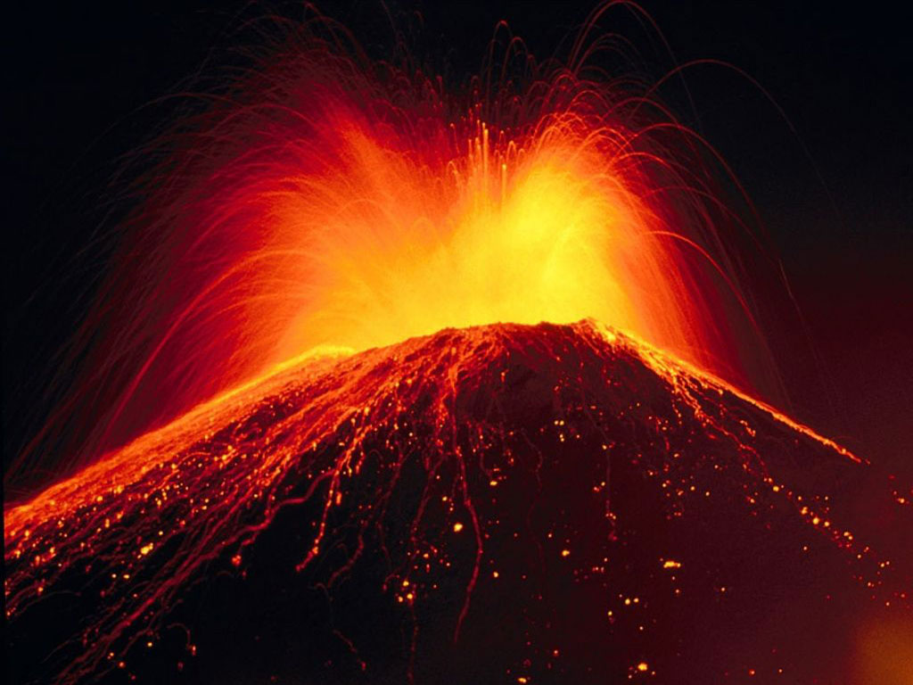 Volcano Eruption Wallpaper HD Beautiful