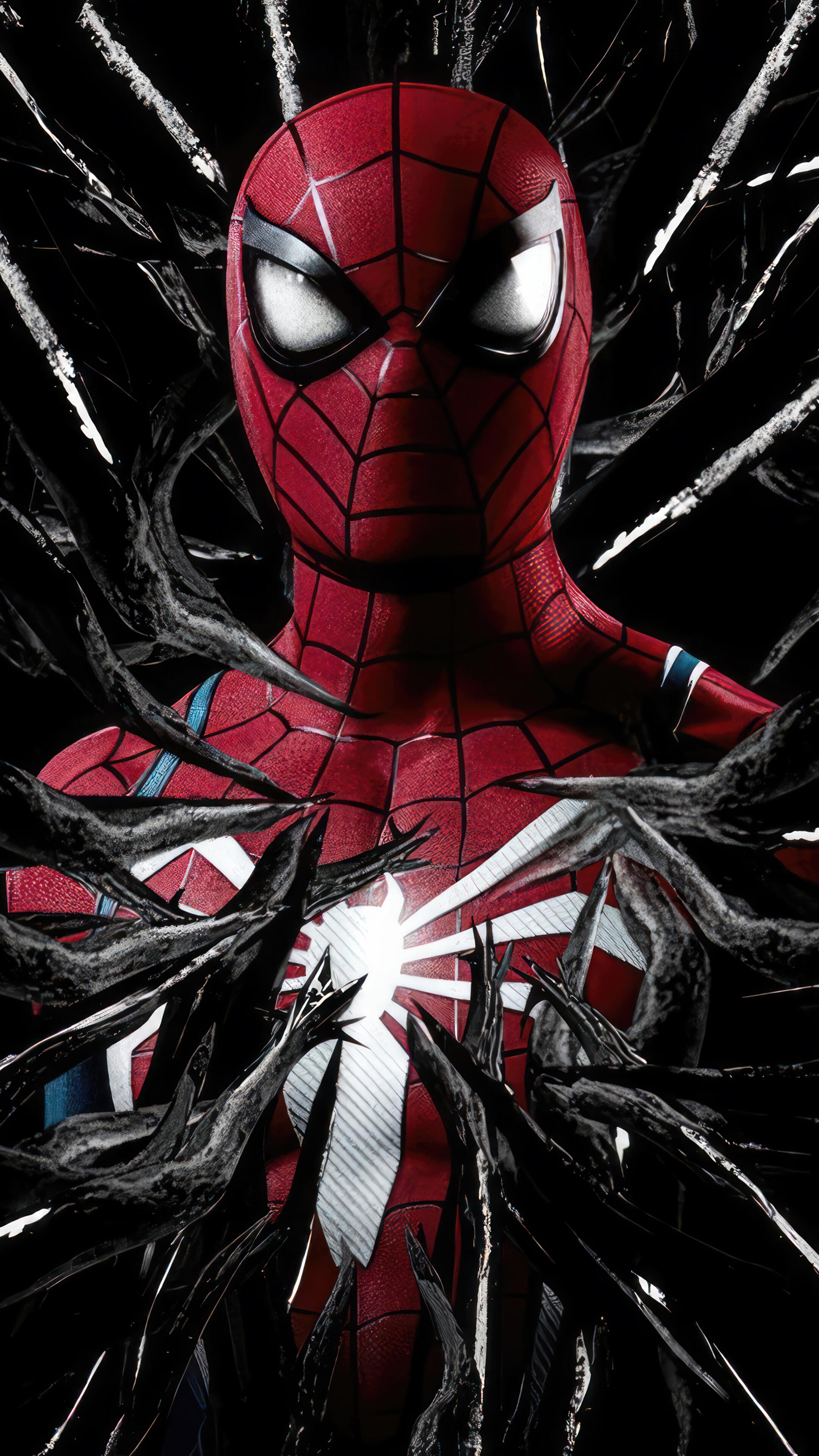 Spider Man Venom Symbiote Marvel S 4k Wallpaper