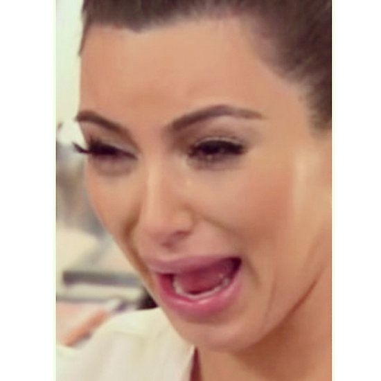 Kim Kardashian Crying Face Cry