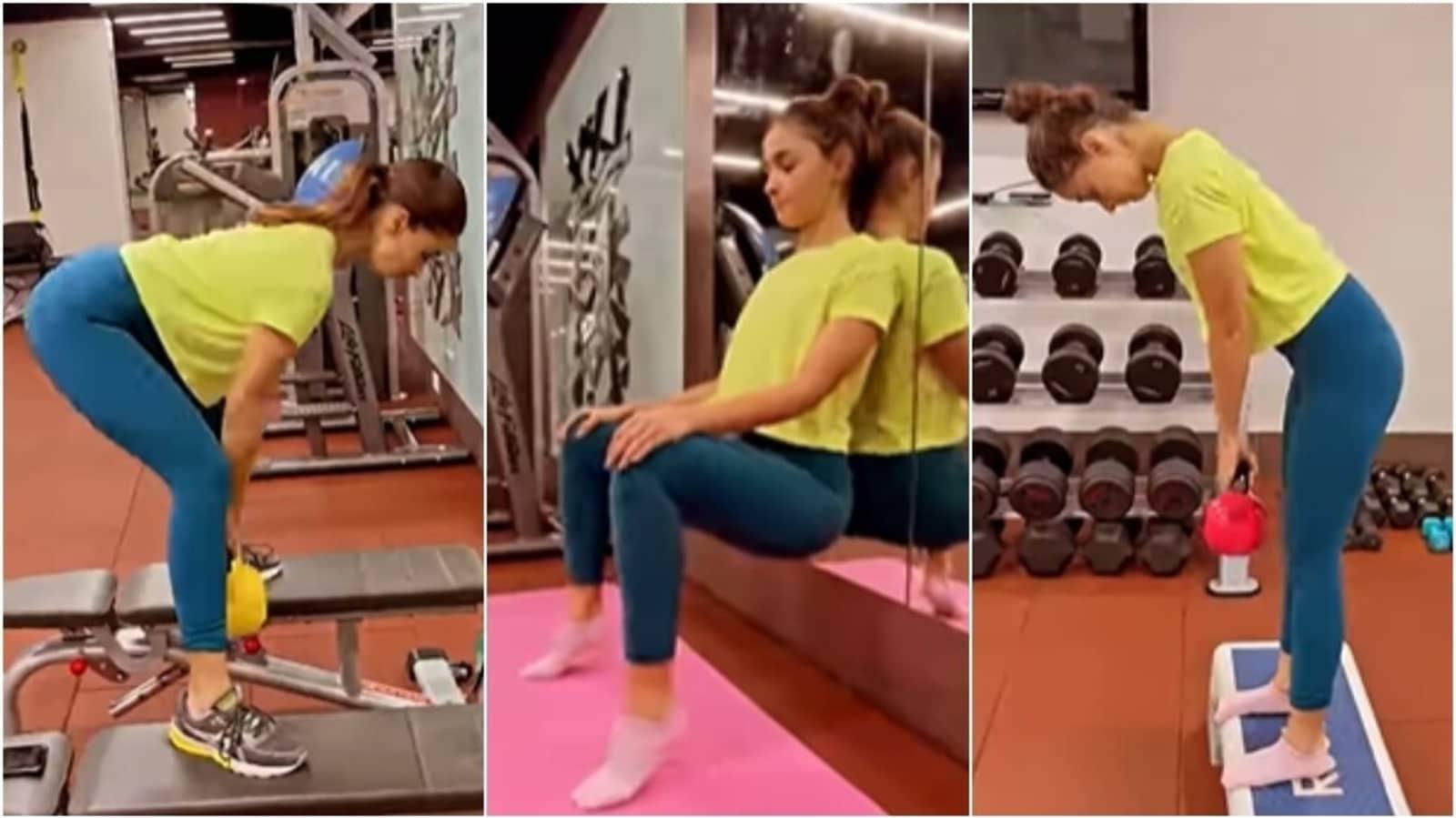 Alia Bhatts leg workout revealed watch 5 intense exercises she
