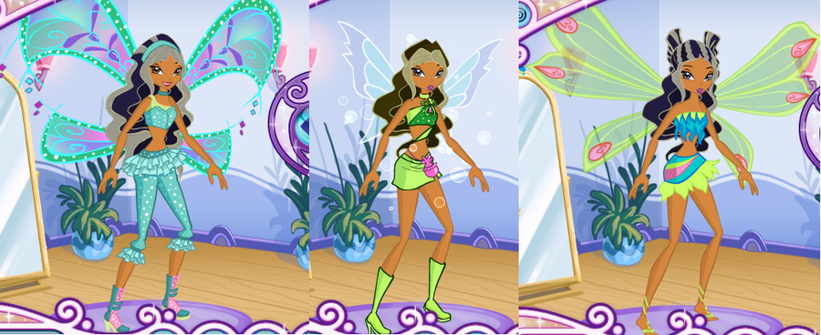 You Are Playing Winx Dress Me Up Too From Club Games Wallpaper