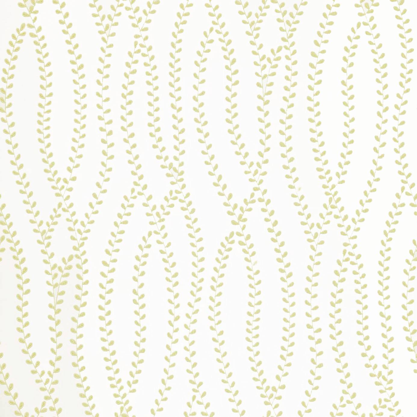 Fabrics Wallpaper Collection Ester Green Ivory