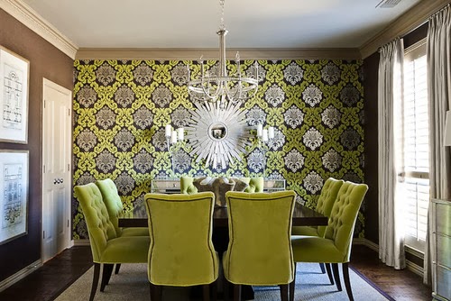 One Hundred Wallpaper Modern Designs For Dining Room