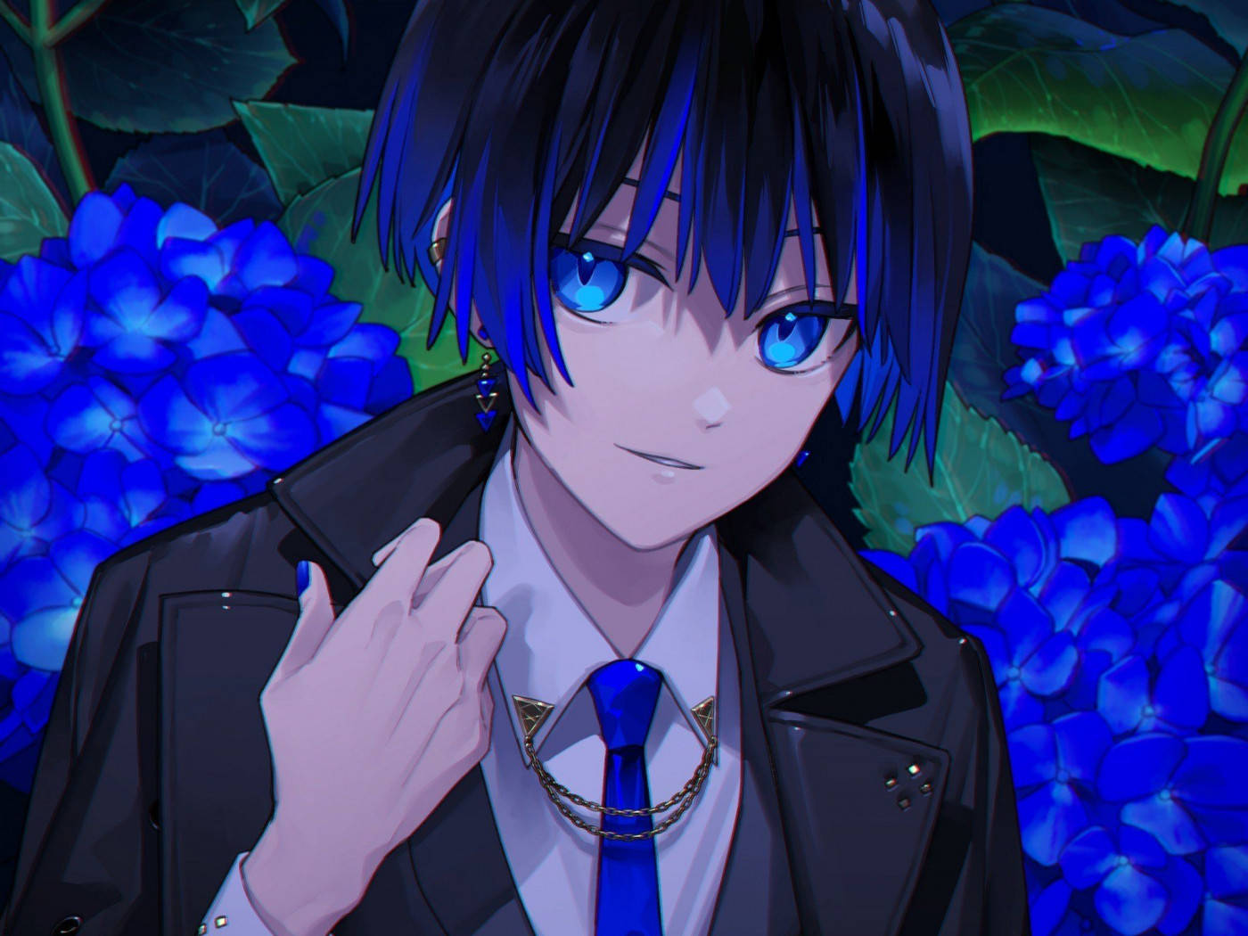 Anime Blue Boy Wallpaper