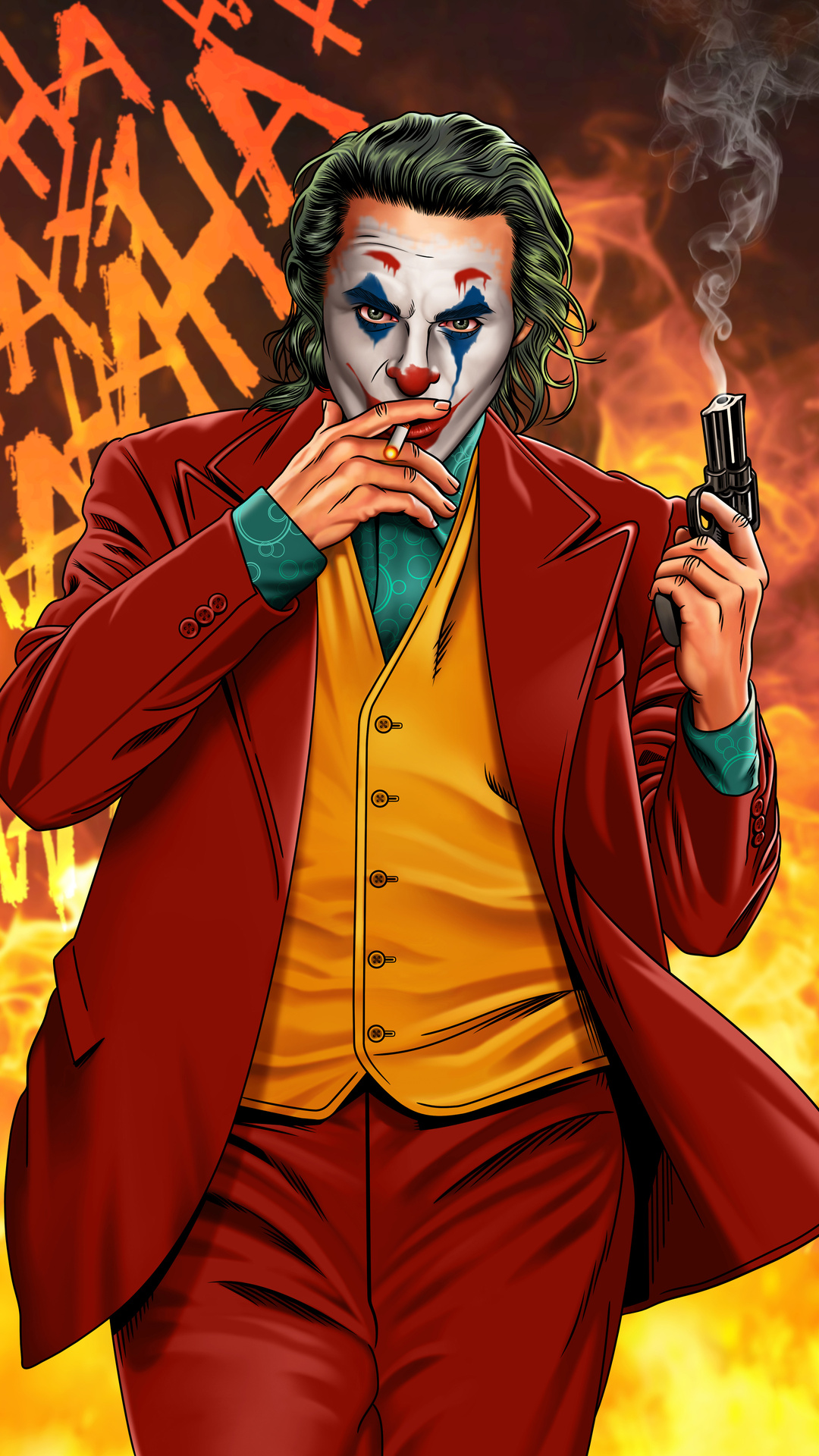 Joker Smoker Gentlemen 4k iPhone 6s Plus Pixel Xl One Wallpaper