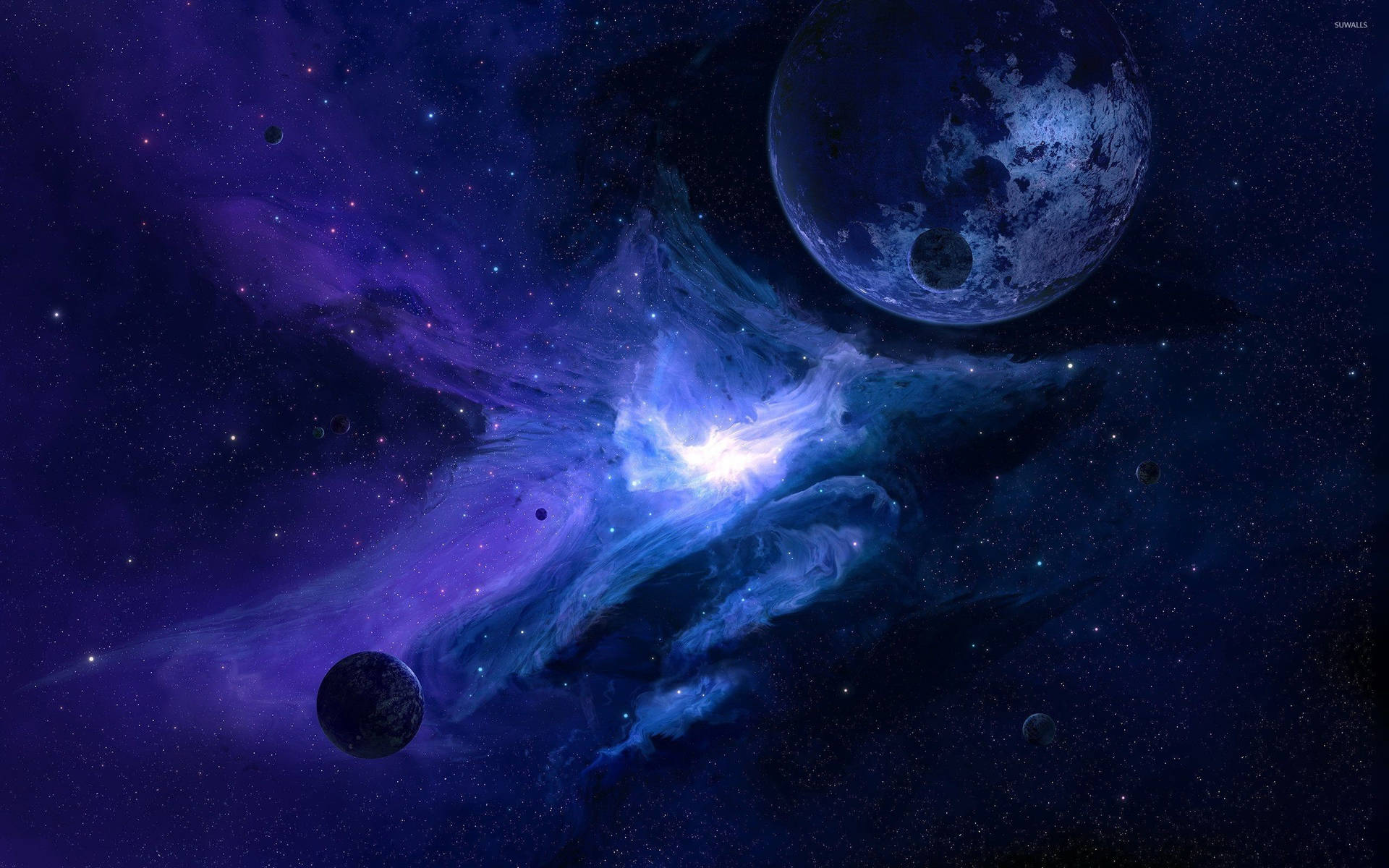 Dark Blue Aesthetic Wallpaper