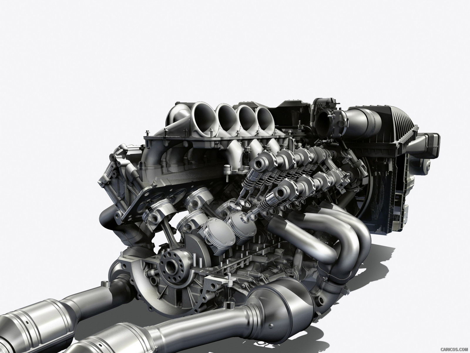 Mercedes Benz Sls Amg Roadster Engine Caricos