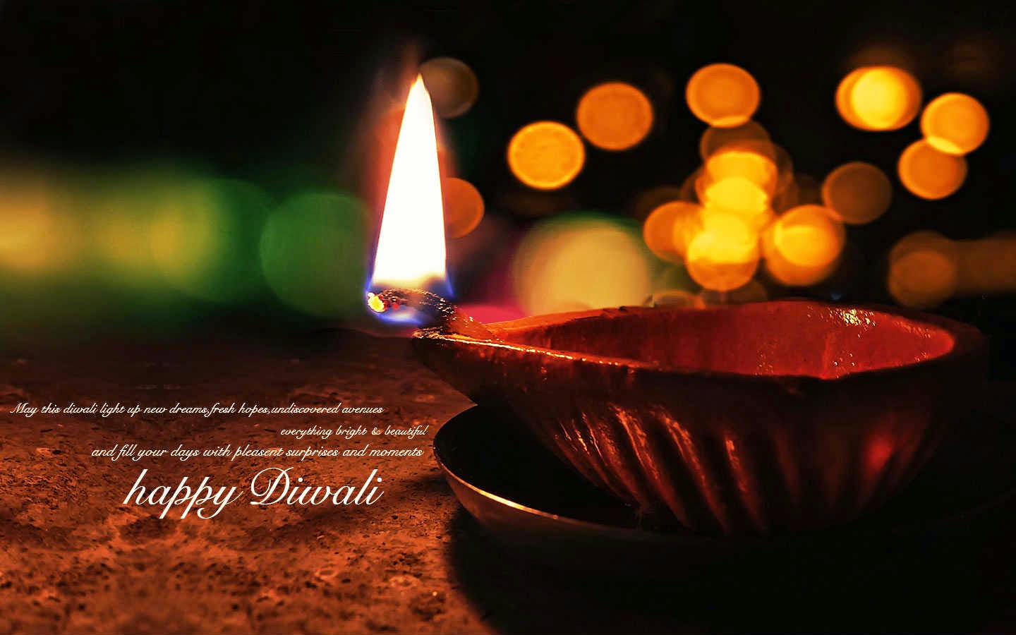 Happy Diwali Widescreen HD Wallpaper High Definition