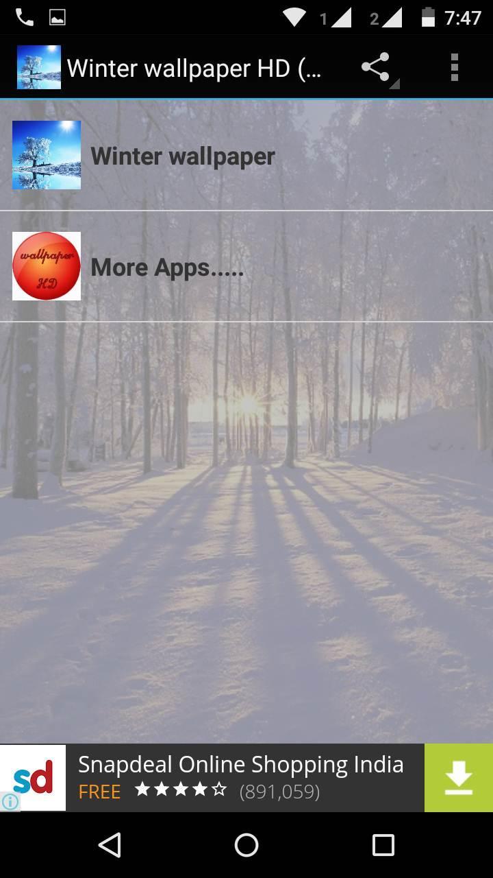 Winter Wallpaper HD For Android Apk