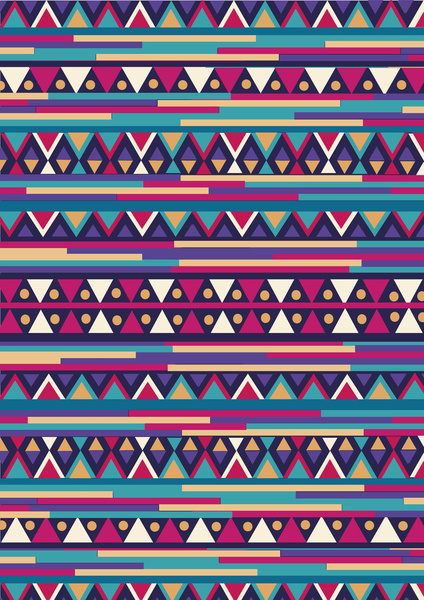Aztec Pattern Art Print By Nika Society6