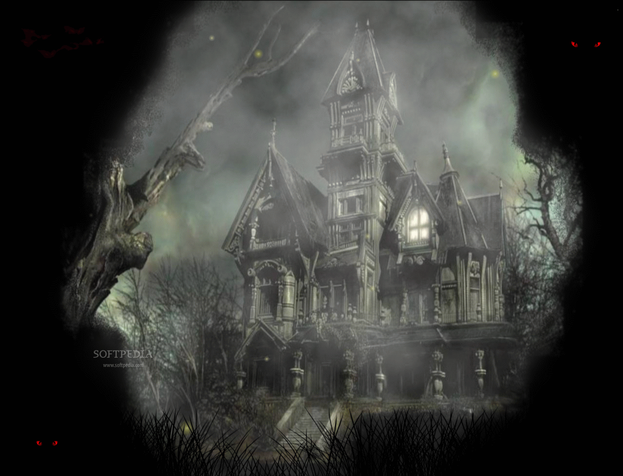 Mansion Animated Wallpaper   Halloween Mansion Animated Wallpaper 1280x978