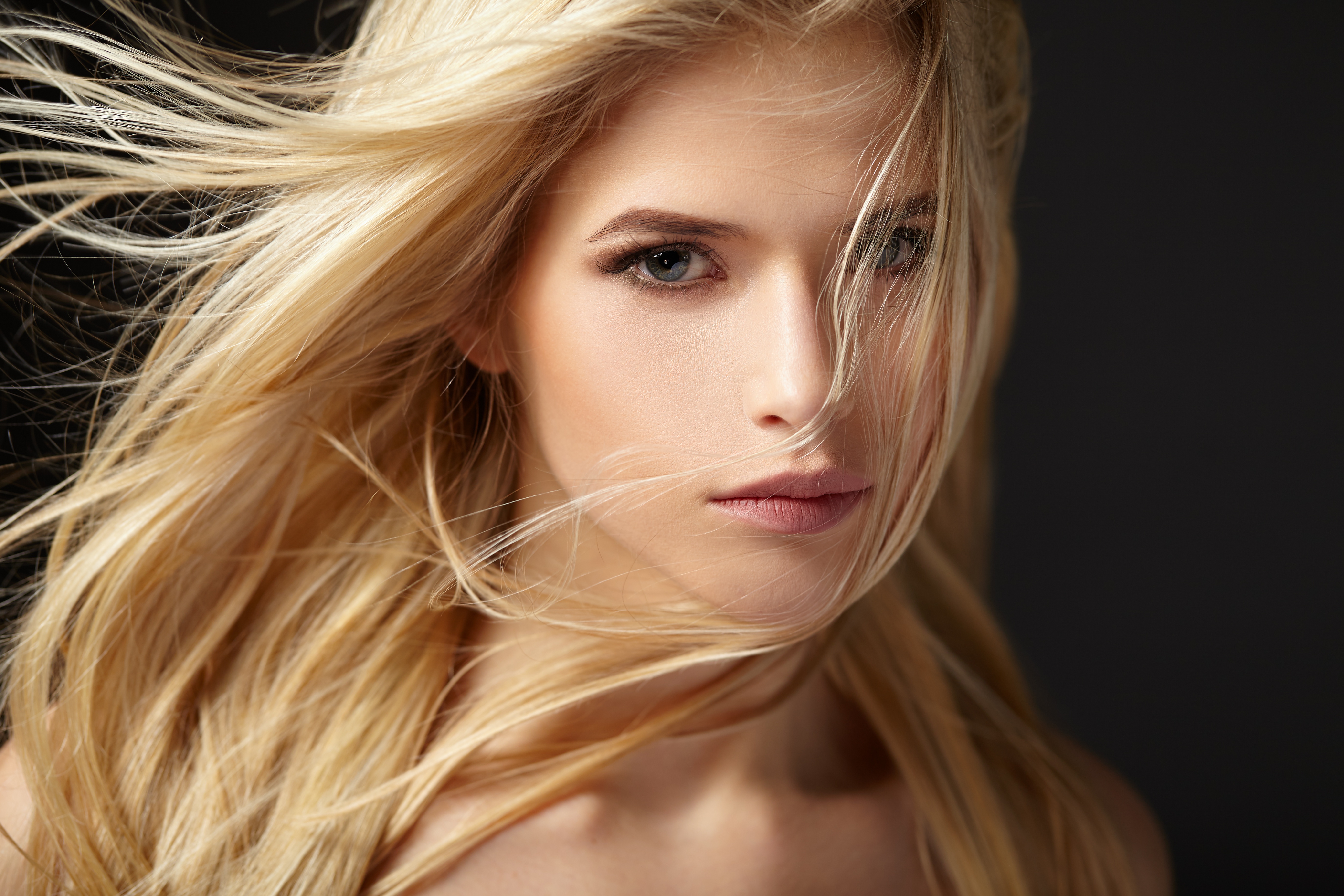 Beautiful Blonde Face Blue Eyes 5k HD Girls 4k Wallpaper Image Photos And