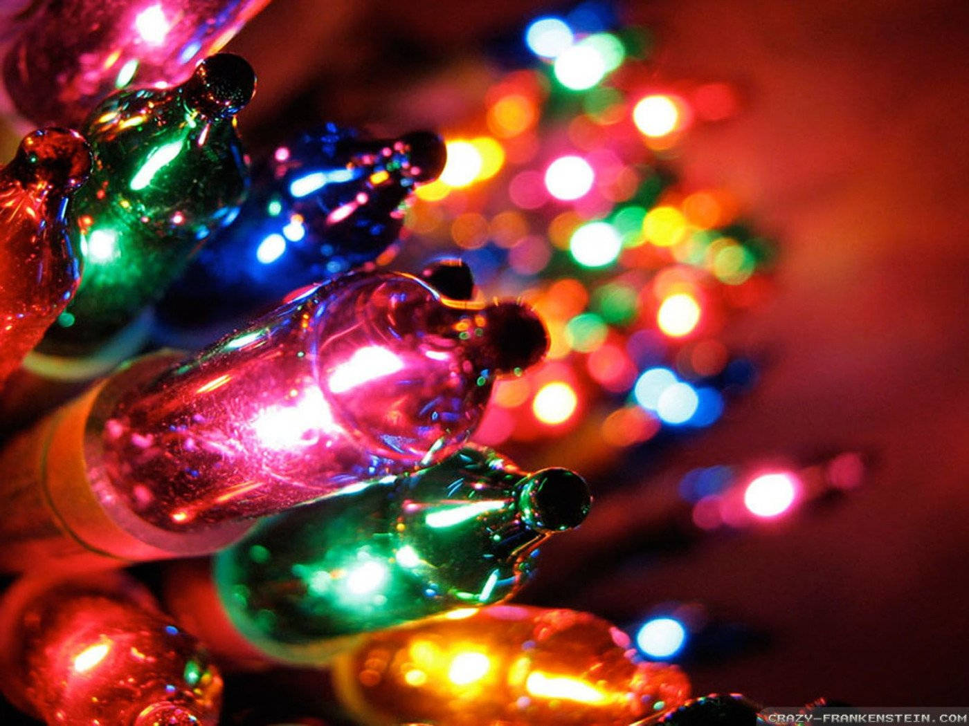 Christmas Lights Aesthetic Wallpaper
