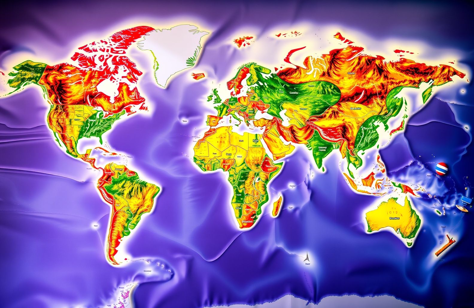 World Map Wallpaper High Resolution