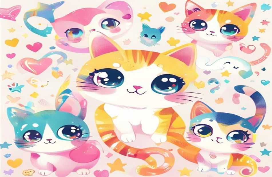Kawaii Cat Wallpaper