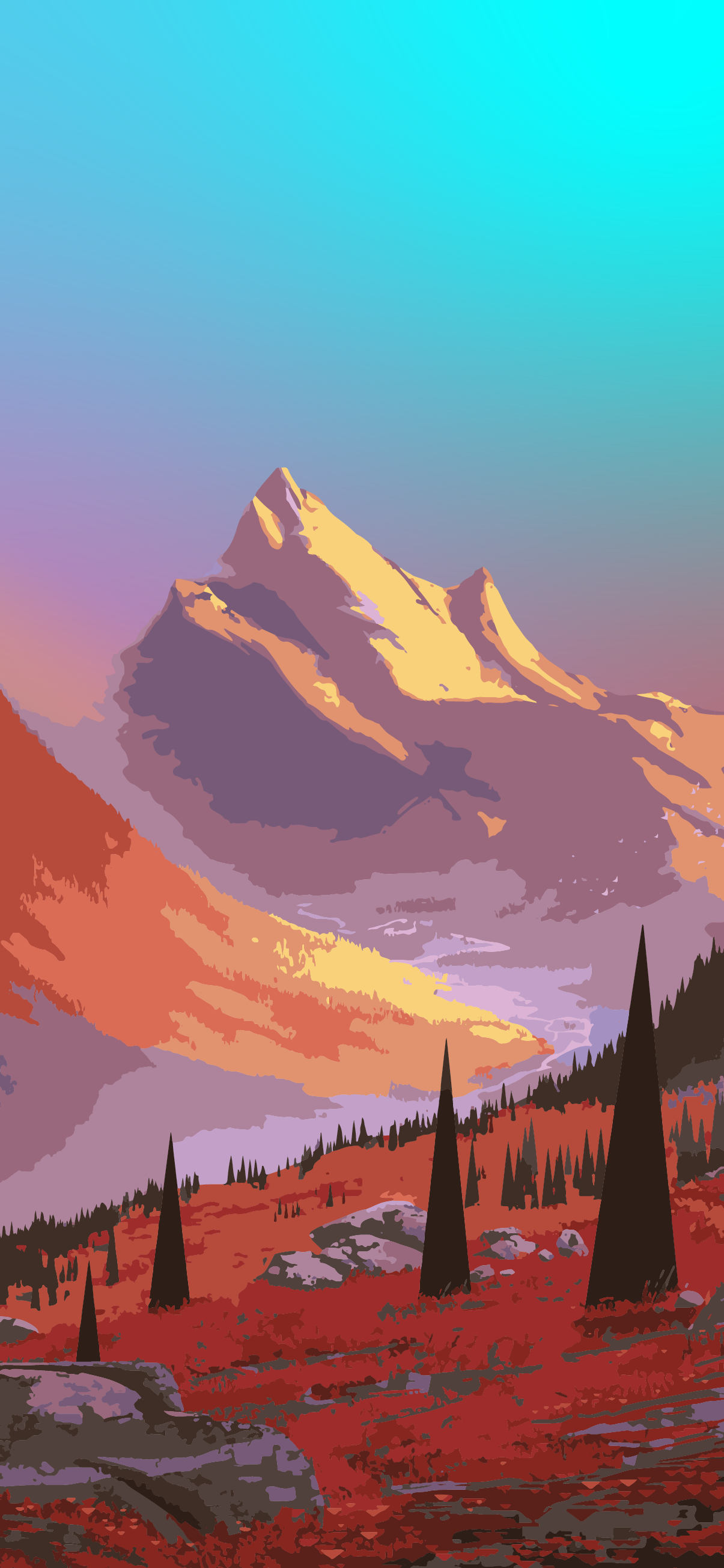 Beautiful Landscape Mountain iPhone Wallpaper