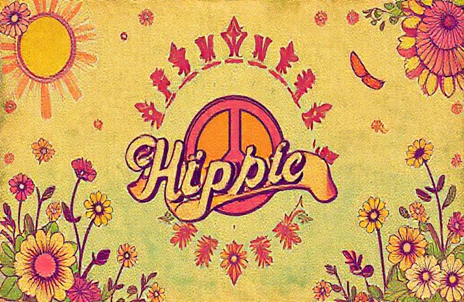 Vintage Hippie Aesthetic Wallpaper