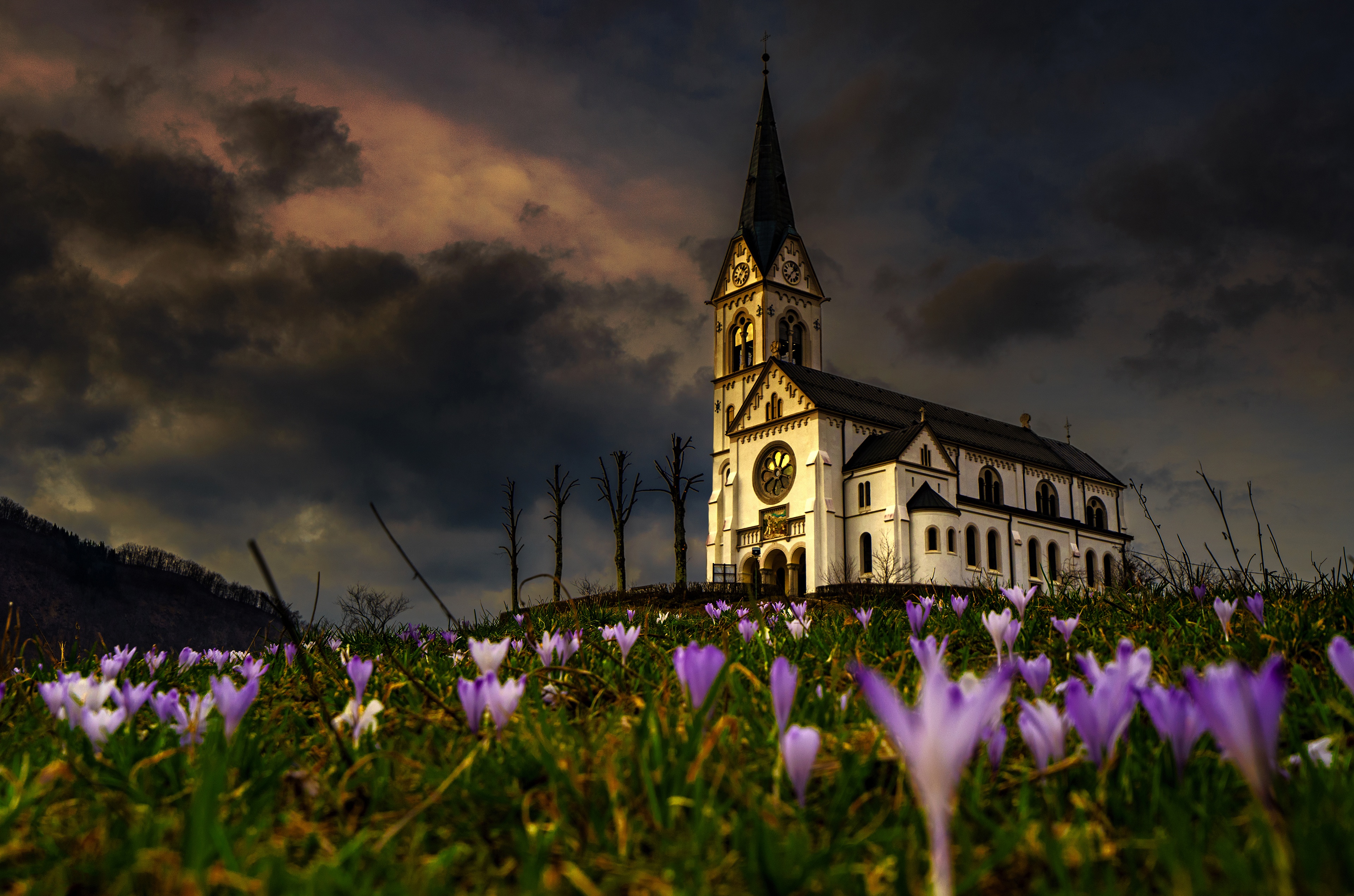 Church 4k Ultra HD Wallpaper