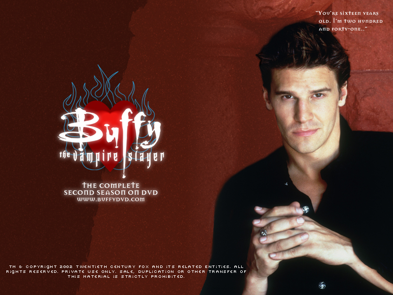David Boreanaz In Buffy The Vampire Slayer Tv Series Wallpaper