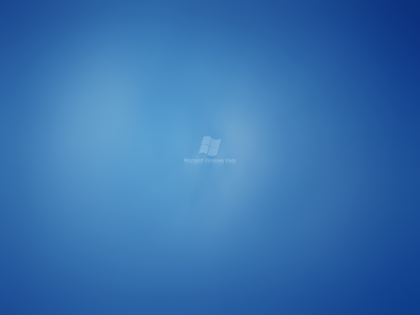 Discrete Blue Microsoft Windows Vista Wallpaper Geekpedia