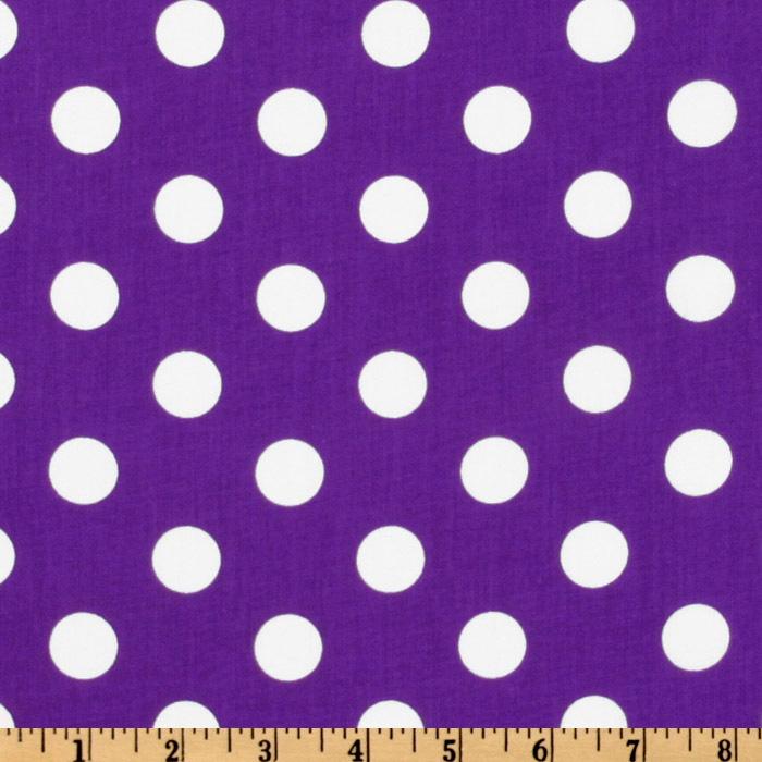 Purple And White Polka Dots Background Forever Large Dot