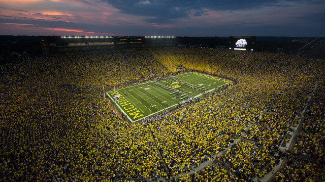 Michigan Stadium Crowd Of The All Time Attendance Record