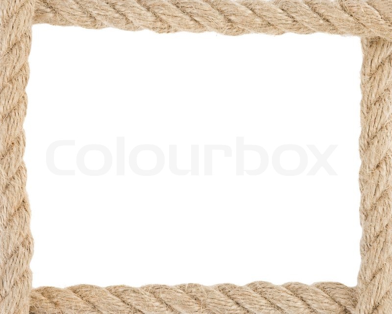 Nautical Rope Background Ship Ropes At White