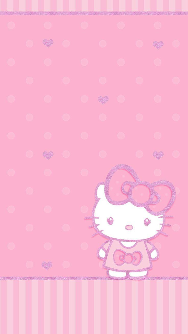 Hello Pink Wallpaper Kitty