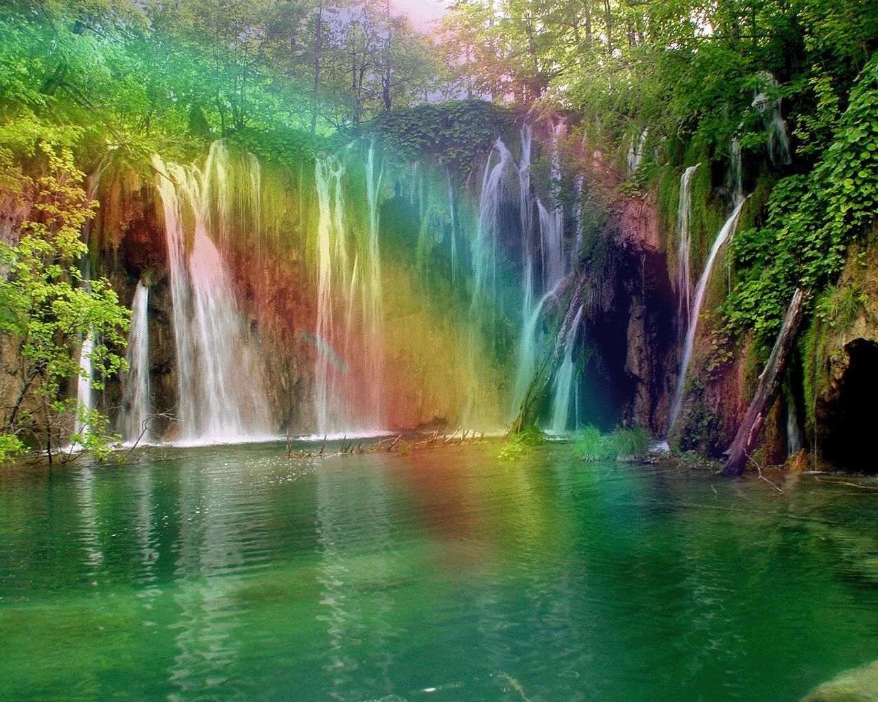 Free download Waterfall And Rainbow Wallpaper Images For Desktop Wallpaper  1280 [1280x1024] for your Desktop, Mobile & Tablet | Explore 53+ Beautiful Waterfall  Wallpaper Desktop | Waterfall Background, Forest Waterfall Wallpaper,  Beautiful Waterfall ...