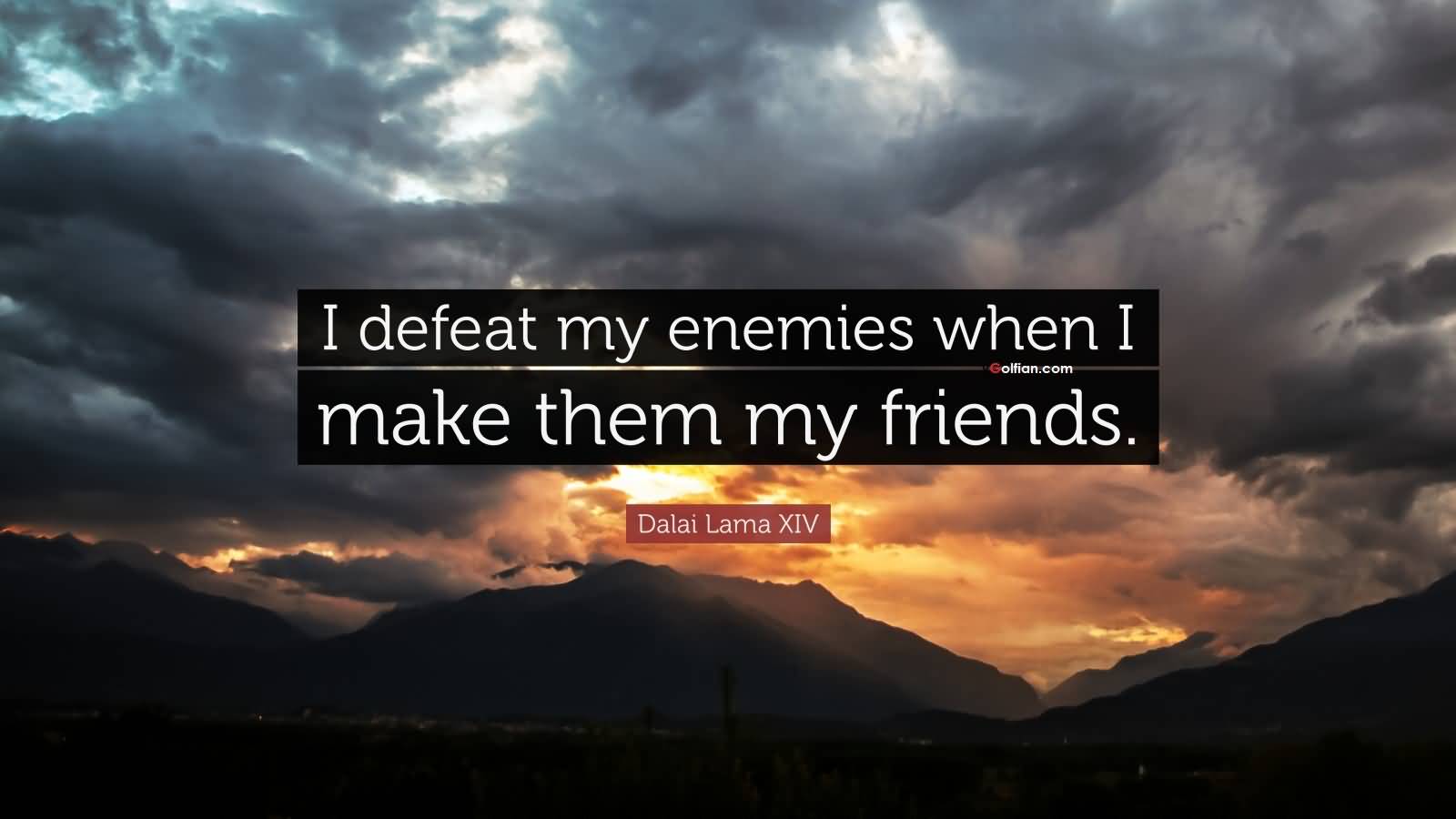 Best Enemy Quotes Short Rival Sayings Image Golfian
