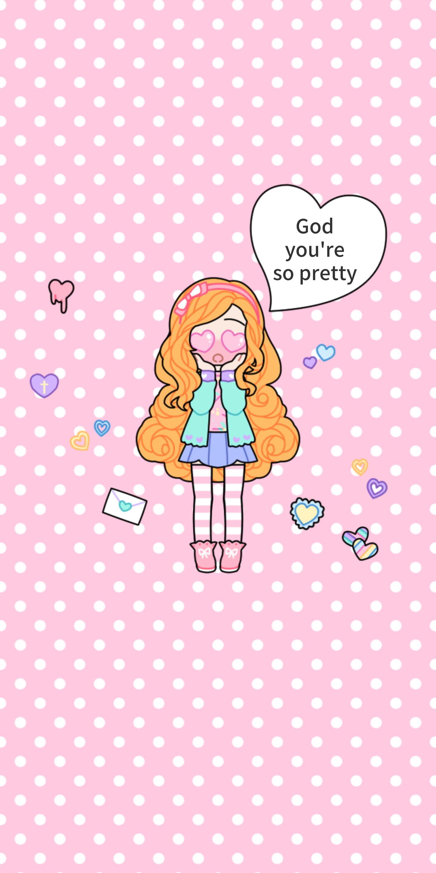 First Time Posting Here I Made Her As A Cute Positive Wallpaper