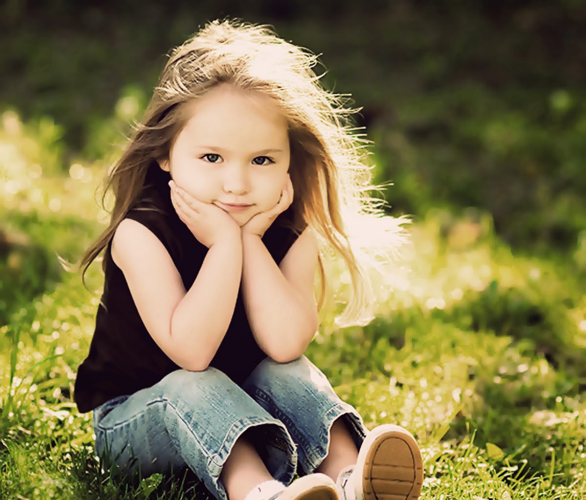 Kids Wallpaper Cute Baby Girls In HD High Quality